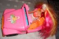Розово - оранжев джип неон Barbie Mattel 2008 г , снимка 1