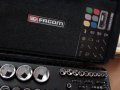 FACOM RS.161-2  - ТОП Profi Гедория 1/4 "+ 1/2" , 55 елемента , ЧИСТО НОВА , внос Германия, снимка 4