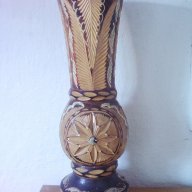 Стара ваза дърворезба 3, снимка 9 - Антикварни и старинни предмети - 10410547
