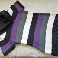 Дамски пуловер с къс ръкав- р-р Л, снимка 1 - Блузи с дълъг ръкав и пуловери - 16915956