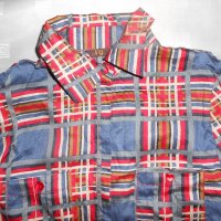 Интересна дълга риза -каре 100 % памук , снимка 7 - Ризи - 21969079