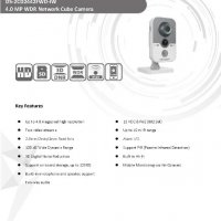 Безжична Wi-Fi мрежова IP камера HIKVISION DS-2CD2442FWD-IW - 4 мегапиксела Обектив: 2.8мм + Бебефон, снимка 4 - IP камери - 19953551