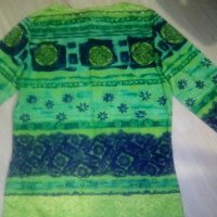 Зелена блуза , снимка 3 - Блузи с дълъг ръкав и пуловери - 24654696