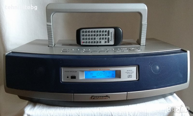 ⭐⭐⭐ █▬█ █ ▀█▀ ⭐⭐⭐ Panasonic RX-ED50 - преносима система със CD плеър, цифров тунер, 2 касети и AUX, снимка 1