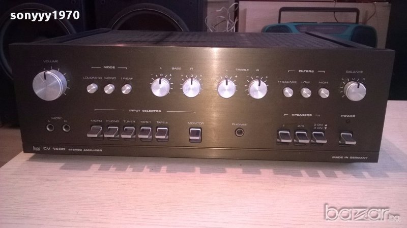 Dual cv1400 amplifier germany-внос швеицария, снимка 1