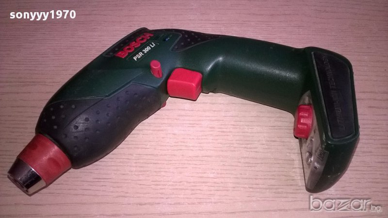 ПОРЪЧАНО-Bosch psr 300li lithium ion tehnology+led-внос швеицария, снимка 1