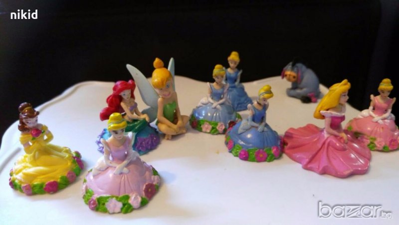 мини pvc фигурки фигури фигурка принцеса принцеси Русалка Ариел Белл за игра украса на торта фигурка, снимка 1