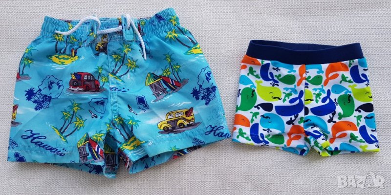 Нов бански и хавайки за момченце 6 месеца, снимка 1