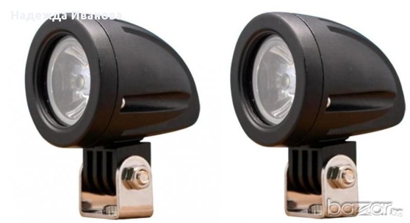 Офроуд мощен прожектор, фар 10 вата, снимка 1