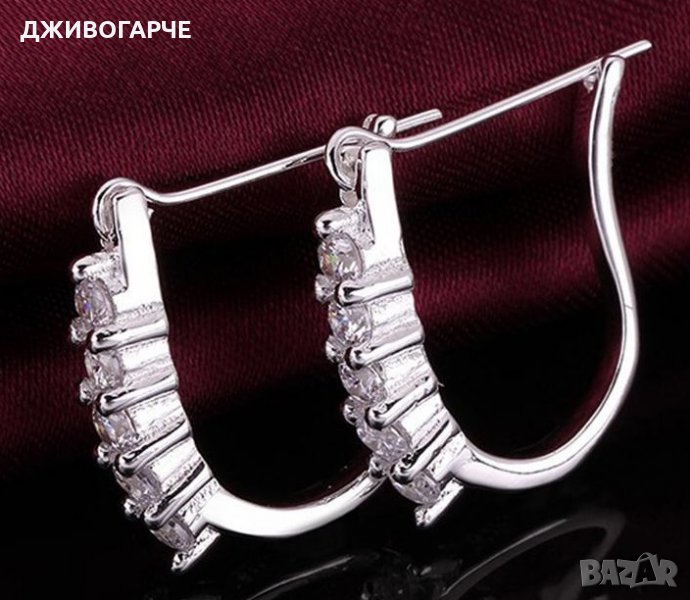 Сребърни обеци, нови в подаръчна кутия, снимка 1