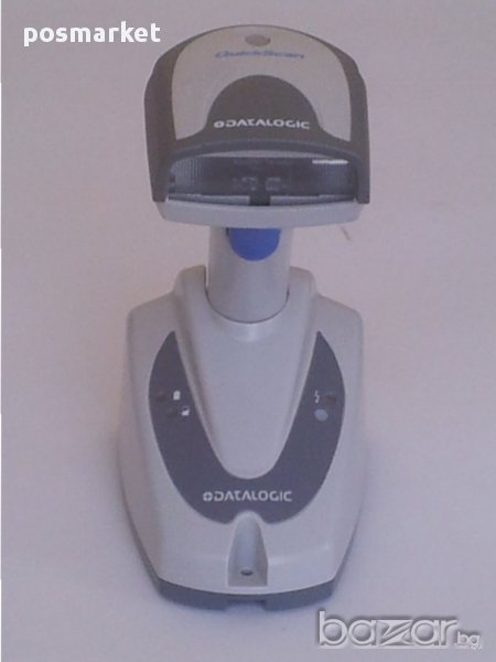 Безжичен баркод скенер Datalogic QuickScan M2130 USB -бял, снимка 1