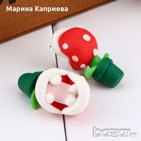 Обеци "Супер Марио" /С-06/