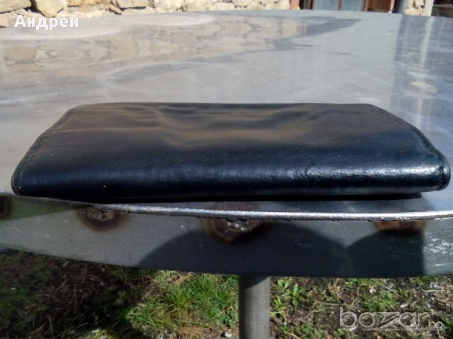 Старо кожено портмоне, снимка 5 - Антикварни и старинни предмети - 17560591