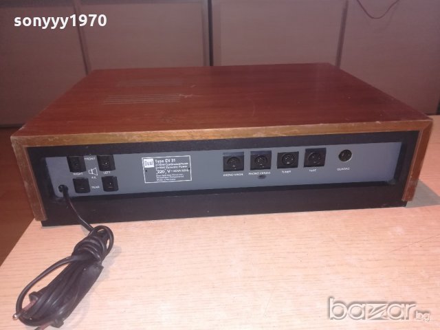 ПОРЪЧАН-dual cv31 amplifier-made in germany-внос швеицария, снимка 10 - Ресийвъри, усилватели, смесителни пултове - 20361529