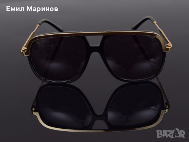 Слънчеви очила GUCCI Rectangular-frame metal