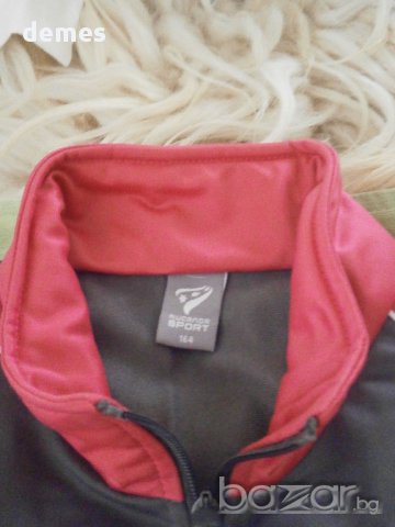  Нов анцуг Rukanor в сиво и електрик, размер 164, снимка 8 - Елеци - 8930774