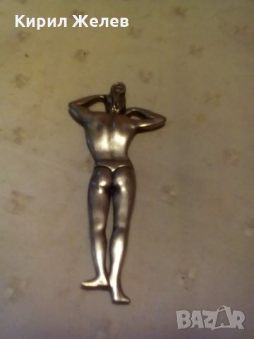 Културист метална фигурка 2824, снимка 4 - Други ценни предмети - 24269924