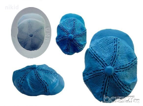 шапка каскет силиконов молд форма декорация торта фондан шоколад и др.