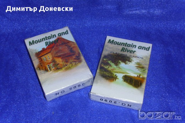 Тесте от 52 карти 'Планини и реки', снимка 3 - Карти за игра - 10894862