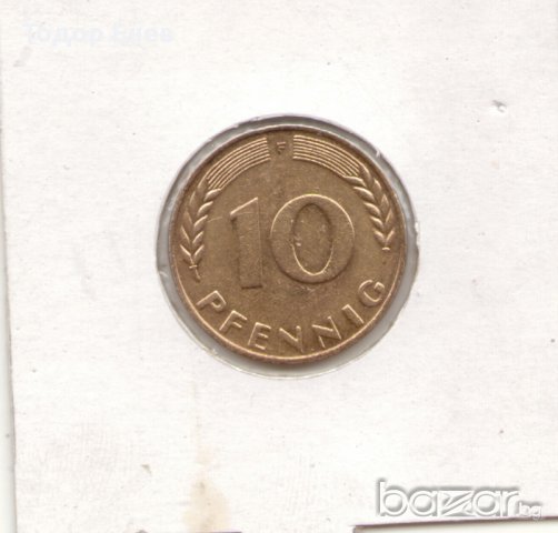 Germany-10 Pfennig-1950 F-KM# 108