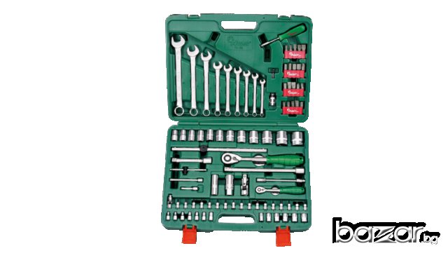 Гедоре 1/4"-1/2" к-т 89 бр/4-32мм./.хром ванадий, снимка 1