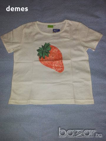 Детска тениска с щампа ягода, нова, размер 140