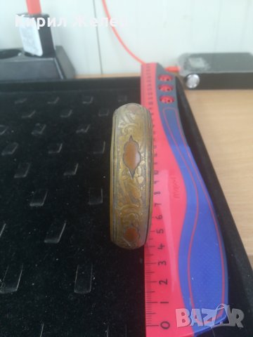 Стара бронзова гривна-8697, снимка 4 - Други ценни предмети - 25739281