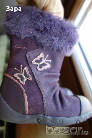 нови кожени ботуши Clarks, 20,5ти номер, снимка 2 - Детски боти и ботуши - 11747484