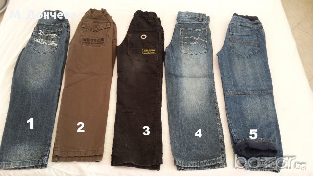 Дънки, джинси, панталони по 5лв ръст 122-128см.