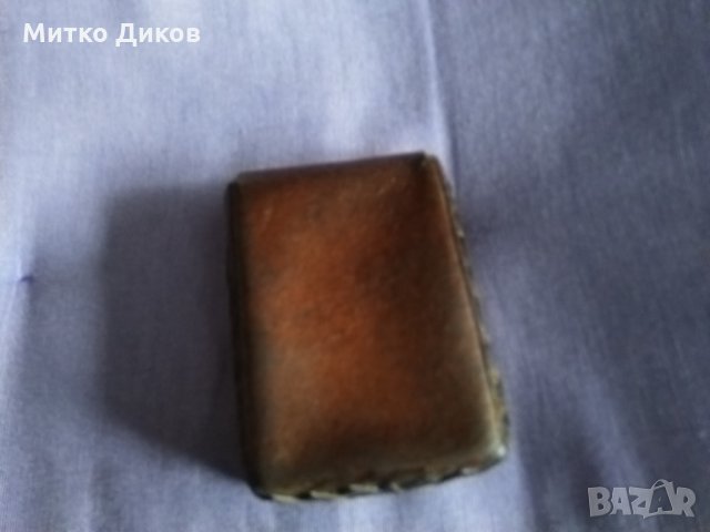 Калъвче цигари карти естествена кожа, снимка 3 - Табакери - 23923587