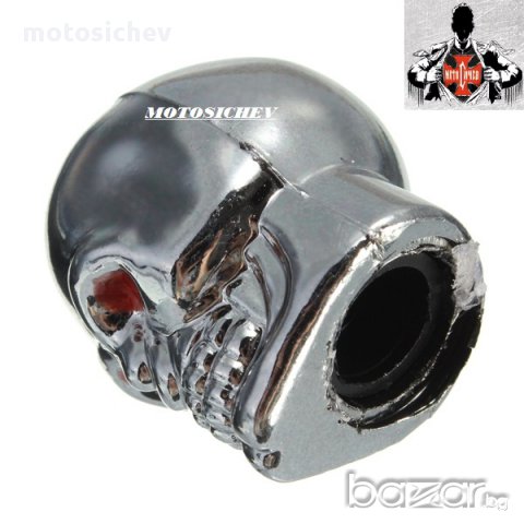 К-т. 2 броя капачки за винтили- череп, снимка 4 - Аксесоари и консумативи - 12215438