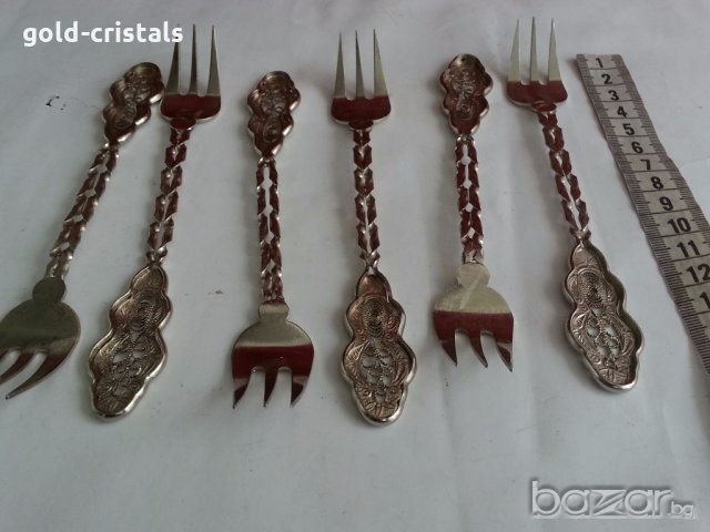  вилици и лъжици филигран, снимка 16 - Антикварни и старинни предмети - 19994504