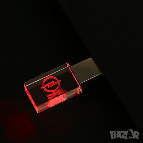 Светеща флашка с лого Опел, снимка 4 - Аксесоари и консумативи - 22337151