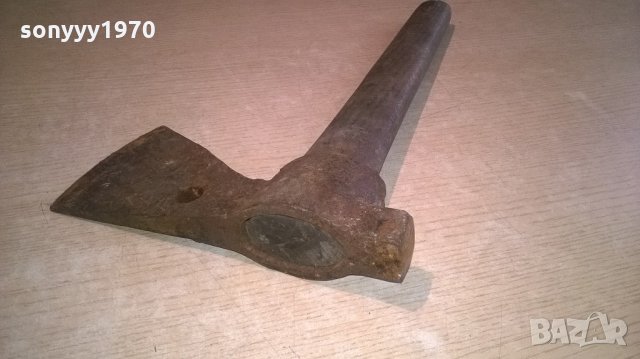 ПОРЪЧАНА-немска ретро брадва/сатър/томахавка-40х23см-внос швеицария, снимка 8 - Колекции - 22002136