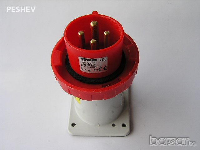 ЕВРО ЩЕПСЕЛ 16А 380V 4Р, снимка 1