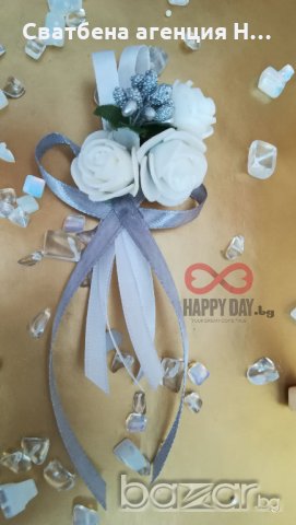 Сватбена бутониера за ревер Оливия