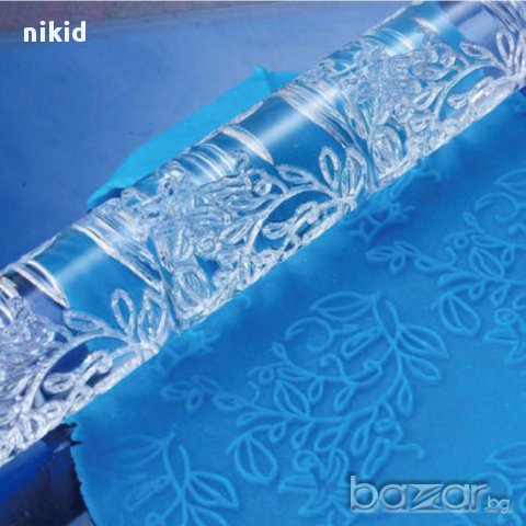 цветя Прозрачна релефна текстурна точилка за фондан украса торта сладки