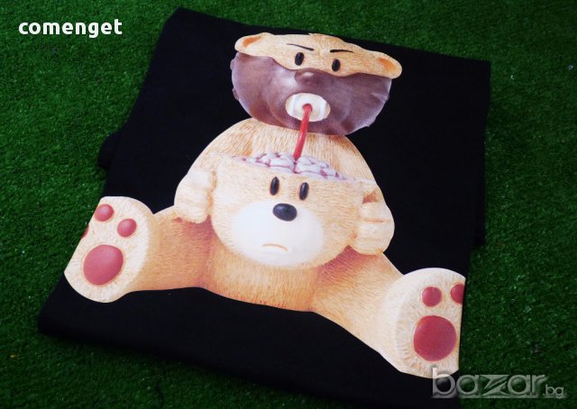 Уникална серия тениски Hannibal МЕЧЕ Teddy Bear CK! Поръчай модел с ТВОЯ идея!, снимка 4 - Тениски - 15333560