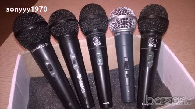 akg/shure/behringer/yamaha-микрофони 125лв за броика, снимка 6 - Микрофони - 19385202