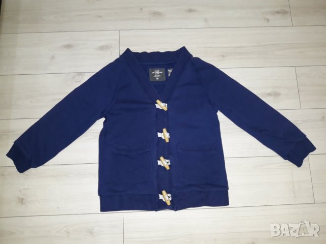 Детско синьо горнище с копчета марка L.O.G.G by H&M