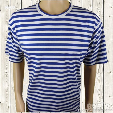 Моряшка тениска с къс ръкав мъжки и детски размери , снимка 1 - Тениски - 25509046