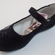 Елегантни обувки естесттвена кожа т.синьо Понки, снимка 3 - Детски сандали и чехли - 17508694