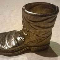 Златната обувка-14/11/6см-made in spain-мед/месинг-внос швеицария, снимка 3 - Колекции - 13904027