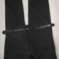 Прав панталон по- тялото с черен  колан, снимка 5 - Панталони - 20803598
