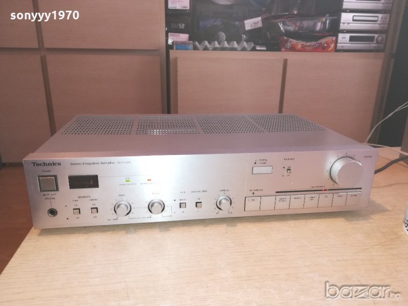 technics stereo amplifier-made in japan-внос швеицария, снимка 1