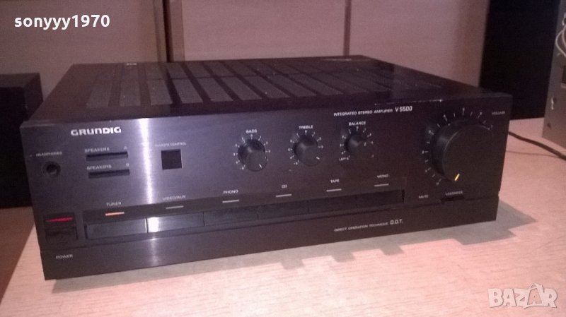 grundig v5500 amplifier-made in germany-внос швеицария, снимка 1