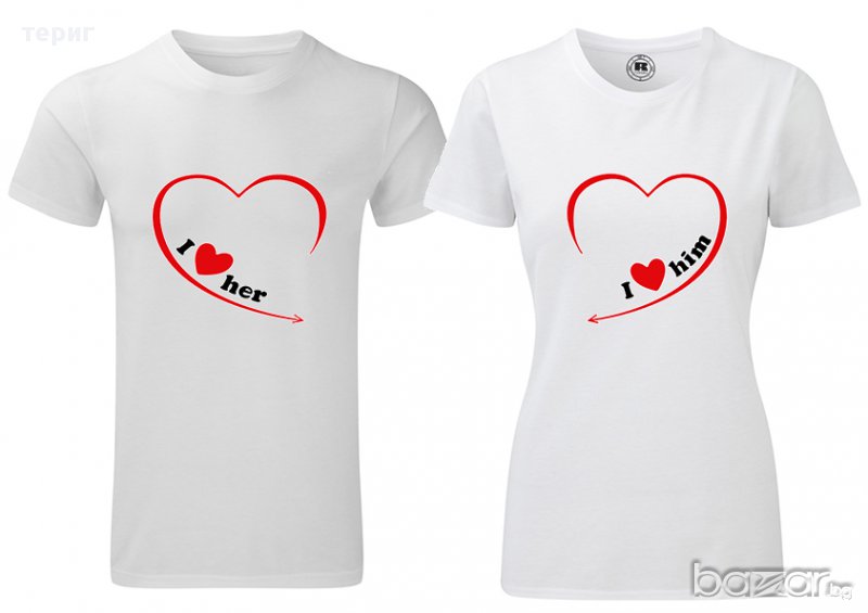 Тениска за ВЛЮБЕНИ, снимка 1