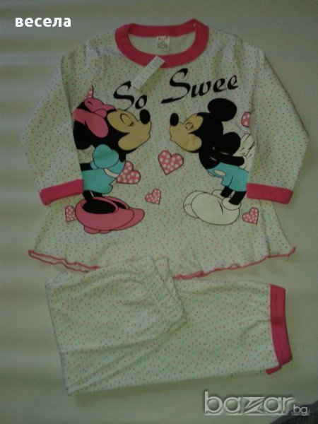 Детска пижама за момиче, 100% памук, снимка 1