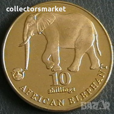 10 шилинга 2017 (Африкански слон), Биафра, снимка 1