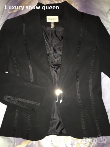 Черно сако Kensol , снимка 1